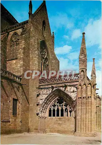 Moderne Karte Dol de Bretagne L et V Porche de la Cathedrale Saint Samson