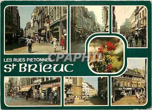 Cartes postales moderne Les Rues Pietonnes St Brieuc