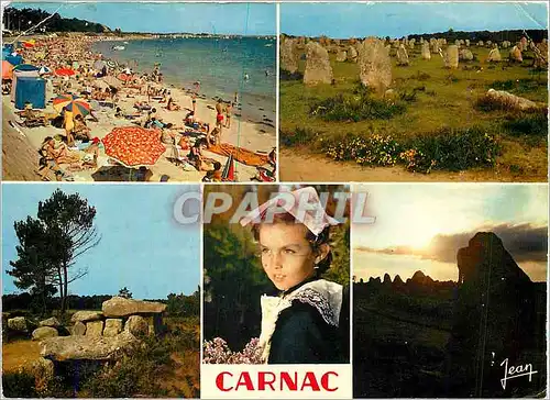 Cartes postales moderne La Bretagne Carnac la Plage