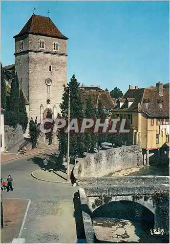 Cartes postales moderne Salies de Bearn Le Vieux Pont et l'Eglise Saint Vincent