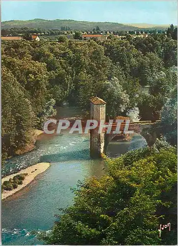 Moderne Karte Les Pyrenees Sauveterre de Bearn BP