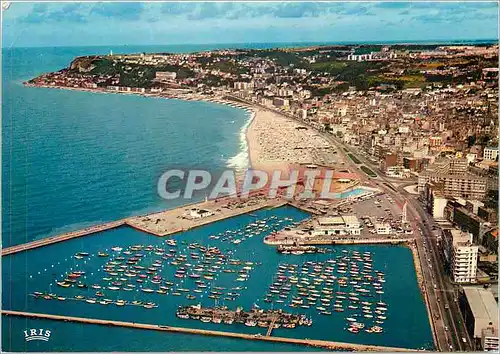 Cartes postales moderne Le Havre En Avion sur la Plage et le Bassin des Yachts