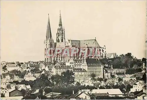 Moderne Karte Chartres E et L Vue Generale