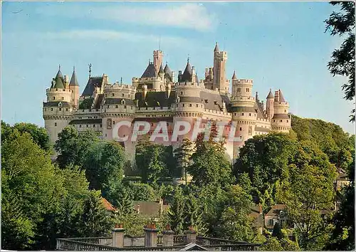 Cartes postales moderne Pierrefonds Oise Le Chateau l'Angle nord Au centre la tour Godefroy