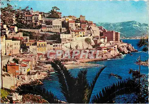 Cartes postales moderne Marseille La Promenade de la Corniche La Plage du Prophete