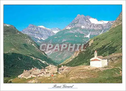 Moderne Karte Rene Gerard Image de Montagne Le Vieux Village