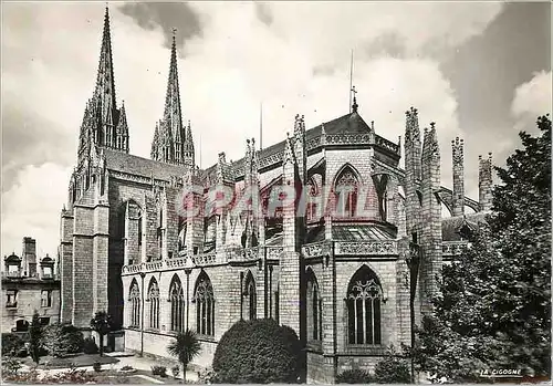 Moderne Karte Quimper Finistere La Cathedrale et l'Abside