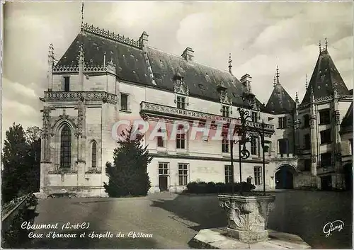 Cartes postales moderne Chaumont L et C Cour d'Bonneur et Champelle du Chateau