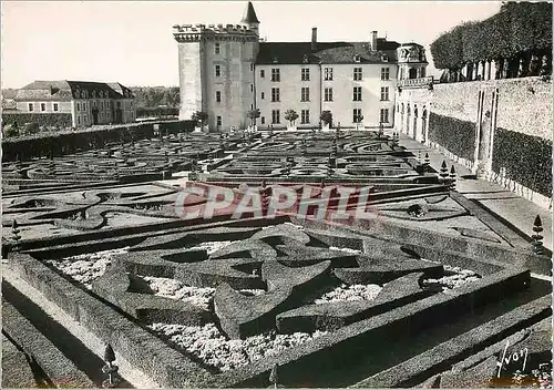 Cartes postales moderne Villandry Indre et Loire Le Chateau les Jardins d'Ornement