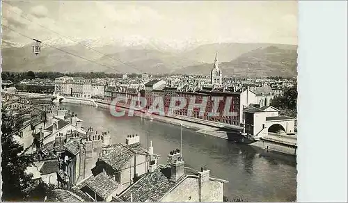 Cartes postales moderne Grenoble Reine des Alpes en Dauphine