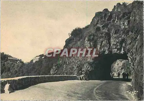 Moderne Karte Vallee de Munster Haut Rhin Le Col et le Tunnel de la Schlucht