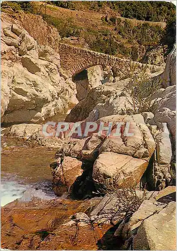 Moderne Karte Le Pas de Soucy entre Saint Jean du Gard et l'Estrechure Pont sur le Gardon