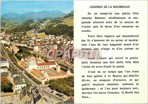 Moderne Karte La Bourboule Puy de Dome