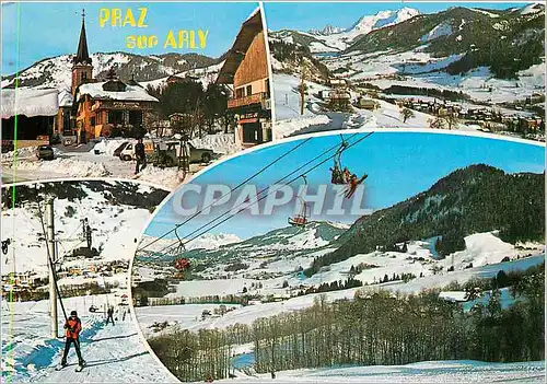 Moderne Karte Praz sur Arly