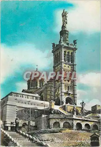 Cartes postales moderne Marseille Basilique de ND de la Garde