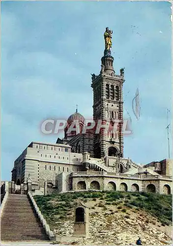 Cartes postales moderne Marseille B du Rh Notre Dame de la Garde