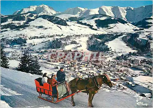 Moderne Karte Megeve Hte Savoie Sports d'Hiver