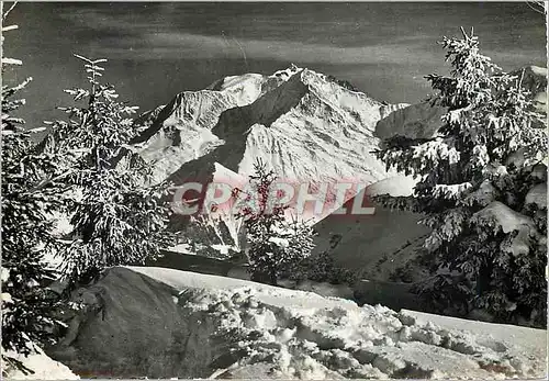 Cartes postales moderne Megeve Haute Savoie Le Mont Blanc vu du Mont d'Arbois