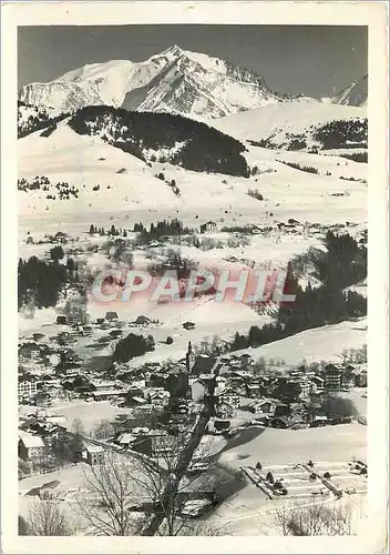 Cartes postales moderne Megeve et le Mont Blanc