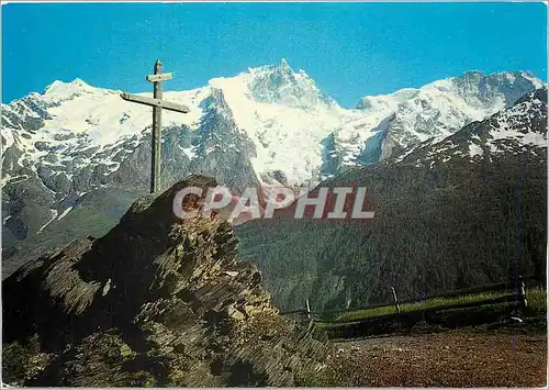 Cartes postales moderne Le Massif de la Meije Parc National des Ecrins Bec de l'Homme