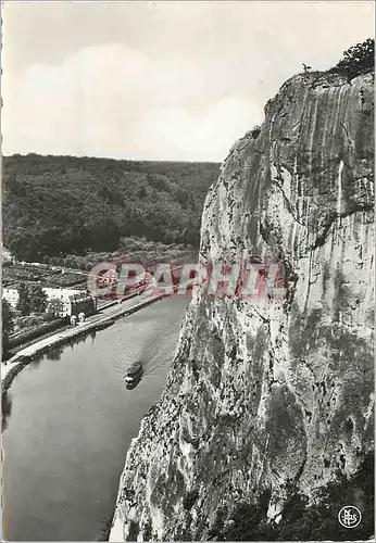 Moderne Karte Waulsort La Meuse et les Rochers a Freyr