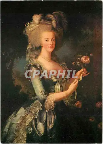 Cartes postales moderne Versailles Marie Antoinette a la Rose