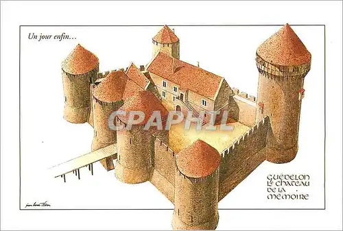 Cartes postales moderne Guedelon Le Chateau de la Memoire