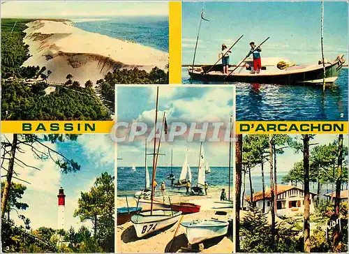 Cartes postales moderne Bassin d'Arcachon Phare Peche