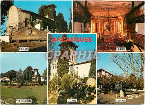 Moderne Karte Arcangues