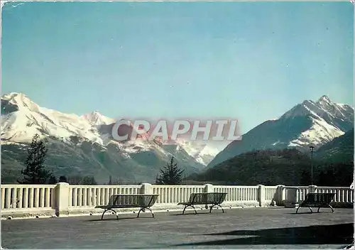 Moderne Karte Les Pyrenees Argeles Gazost la Grande Terrasse et le Pic du Voscos 2141 m