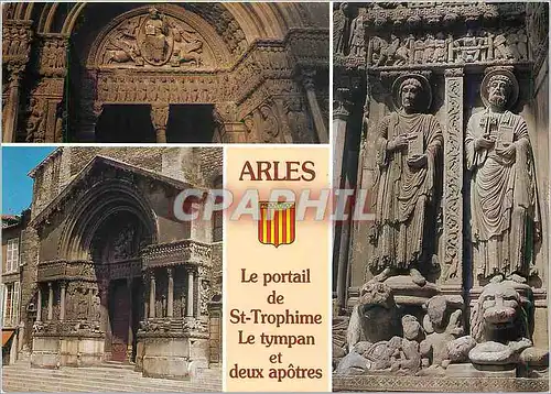 Cartes postales moderne Les Beaux sites de Provence Arles le Portail de St Trophine