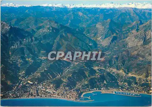 Cartes postales moderne Images et Lumieres de France Menton e(A M) Vue aerienne