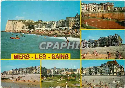 Cartes postales moderne Mers les Bains (Somme) les Tennis le golf miniature et different aspects de la plage