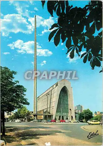 Moderne Karte Au pays Lorrain Metz (Moselle) La basilique Sainte Therese