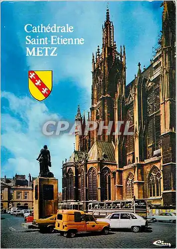 Cartes postales moderne Metz (Moselle) Cathedrale St Etienne
