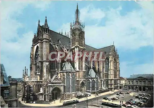 Moderne Karte Metz (Moselle) La Cathedrale