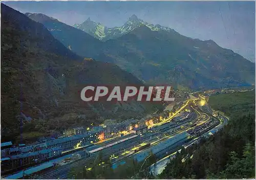 Cartes postales moderne Modane (Savoie) Vue generale au crepuscule