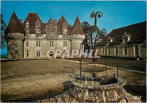 Moderne Karte Chateaux de la Dordogne Monbazillac Construit vers 1550