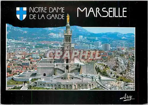 Cartes postales moderne Marseille N D de la Garde