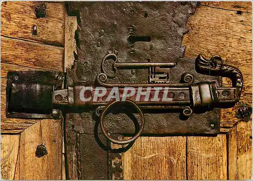 Cartes postales moderne Eglise de Vallouise detail de la Serrure (XVIe s)