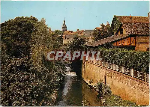 Cartes postales moderne Le Vaudreuil (Eure) l'Eure er l'Eglise de Saint Cyr
