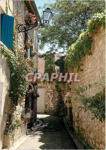 Moderne Karte Venasque Vieille rue Typique du Village