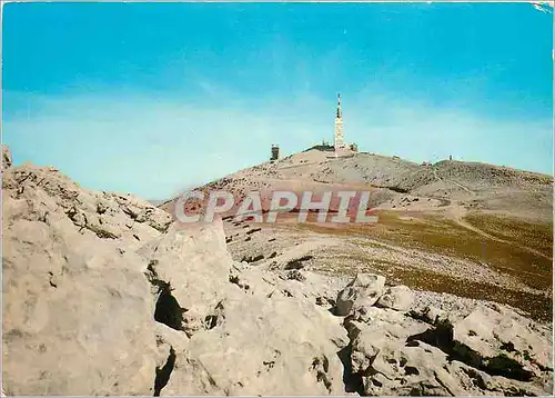 Moderne Karte Les Belles Images de Provence le Sommet du Mont Ventoux alt 1912 m