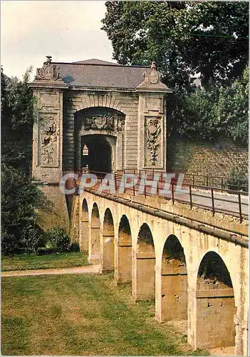 Moderne Karte Longwy Hau Vue sur les Travaux de Vauban