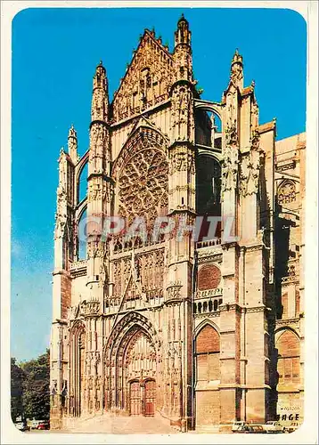 Moderne Karte Beauvais Oise Cathedrale Saint Pierre Portail et transept sud