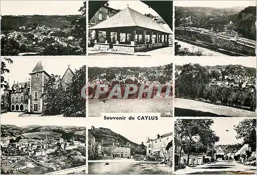 Cartes postales moderne Caylus Tarn et Garonne Vue generale Vieille Halle St Pierre de Livron Camp Neuf
