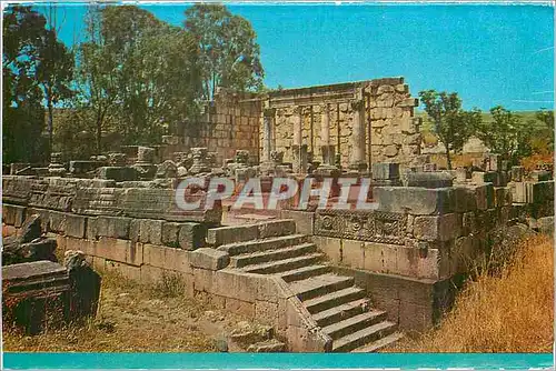 Cartes postales moderne Capernau Ancient Synagogue Total view end century