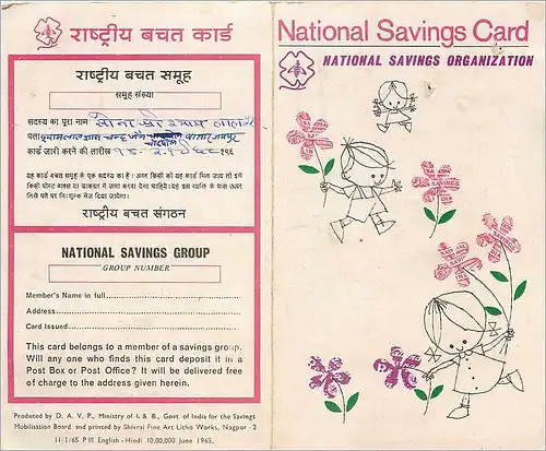 National Savings Card Inde