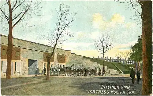 Cartes postales Interior View Fortress Monroe Va