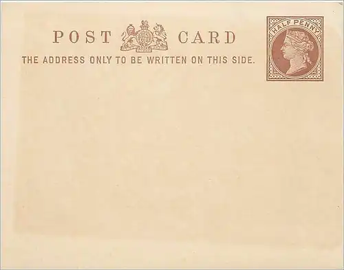 Entier Postal Stationary 1/2p